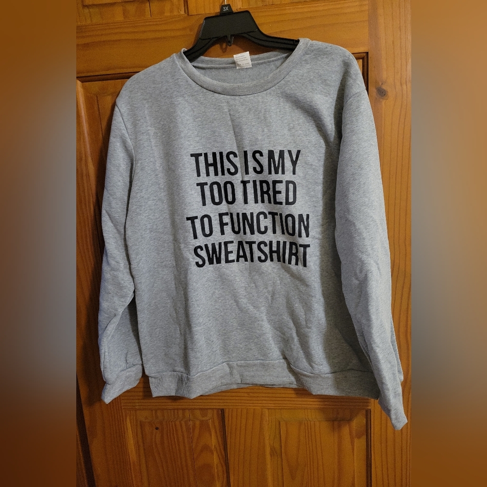Gray Graphic Sweatshirt